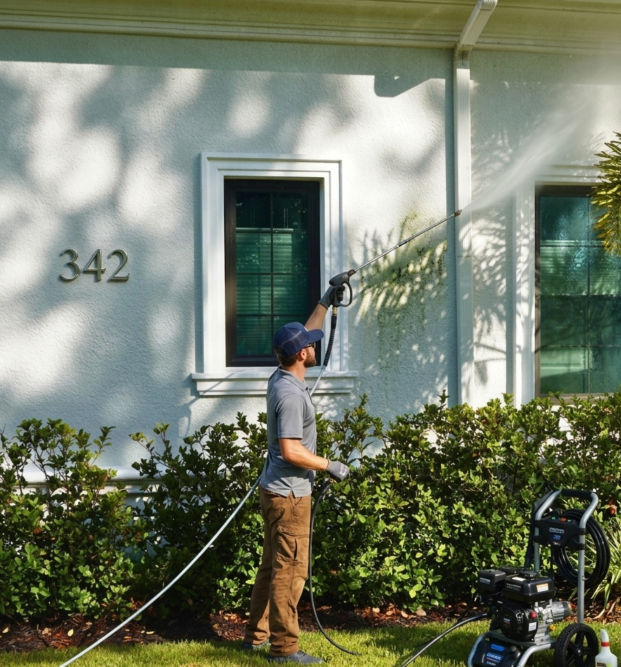 Florida Stucco Cleaning House Washing Miami